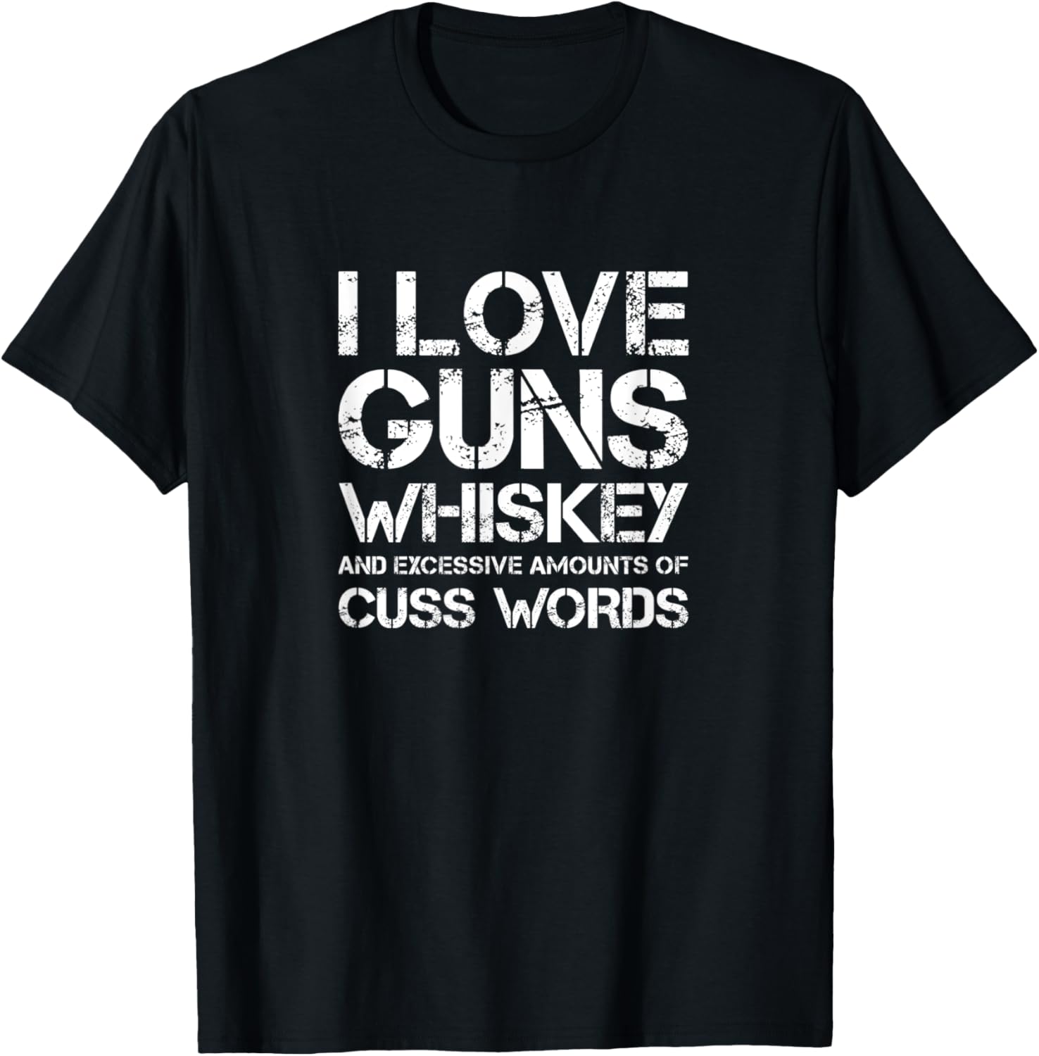 Guns Whiskey Cuss Words Funny Pro Gun Whiskey Drinker
