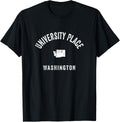 University Place Washington WA Vintage 70s Athletic Sports D