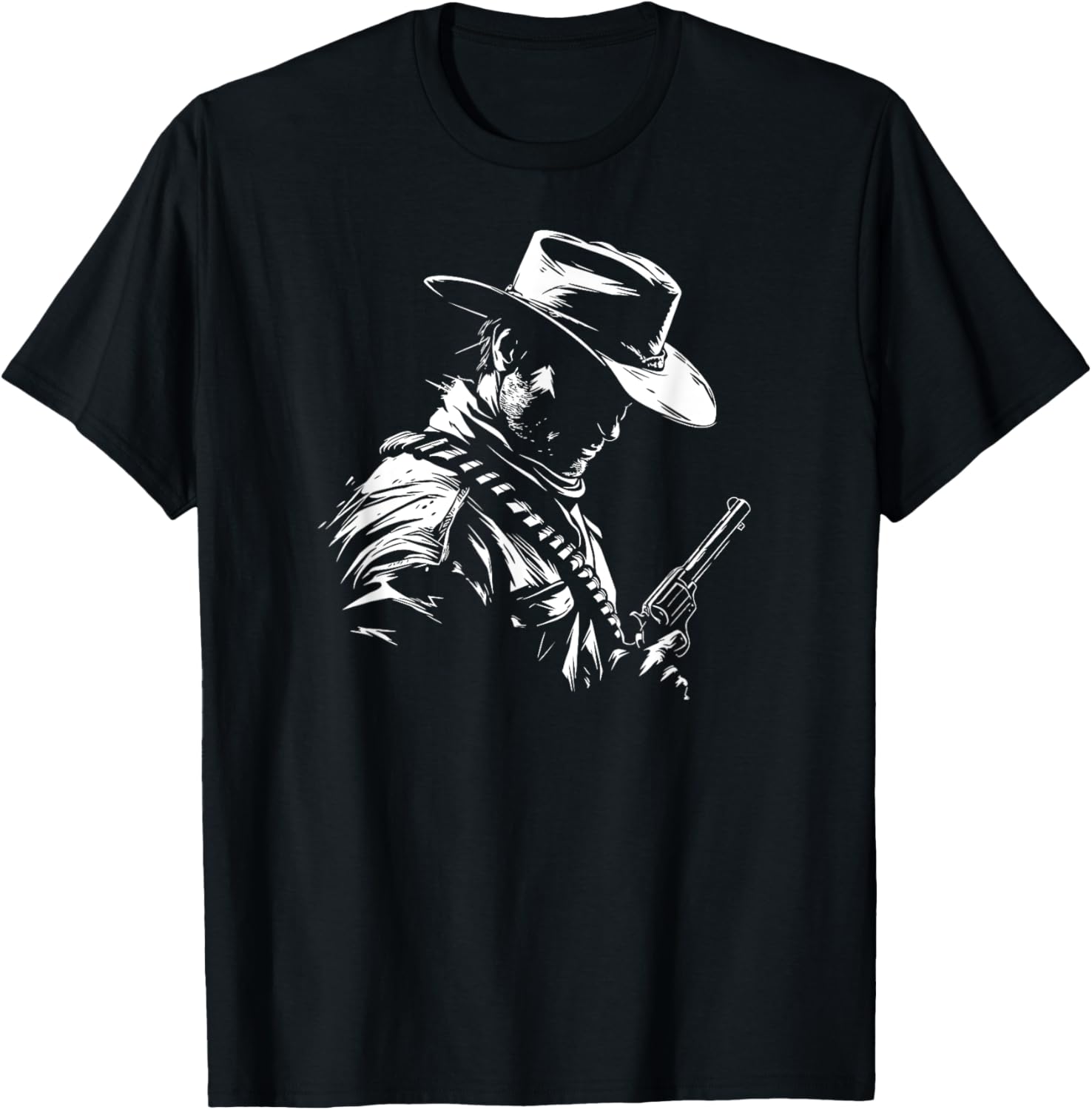 Retro Cowboy Old Western West Gun Revolver Countryman