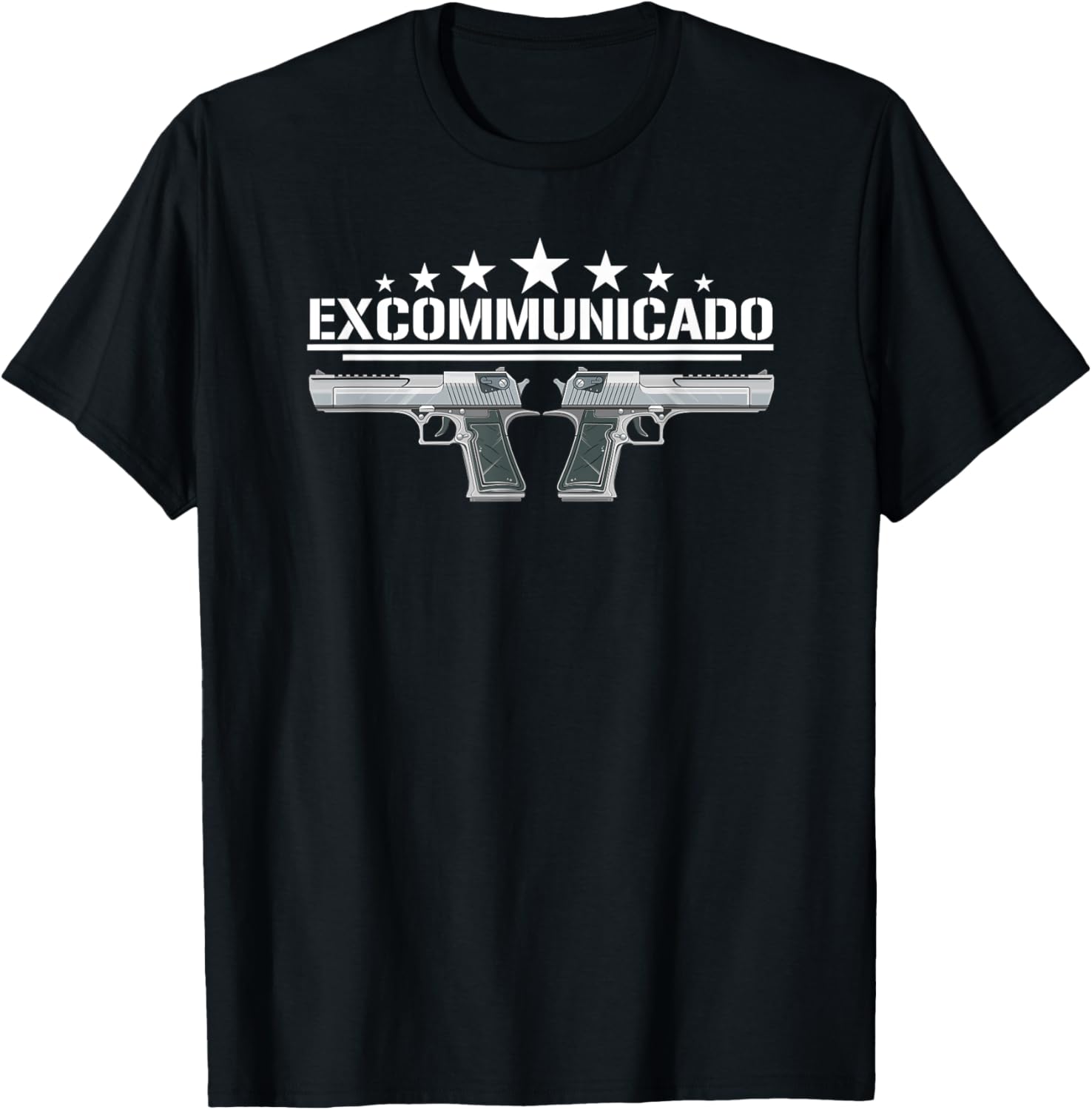 Retro 9Mm Pistol Gun Gift Excommunicado