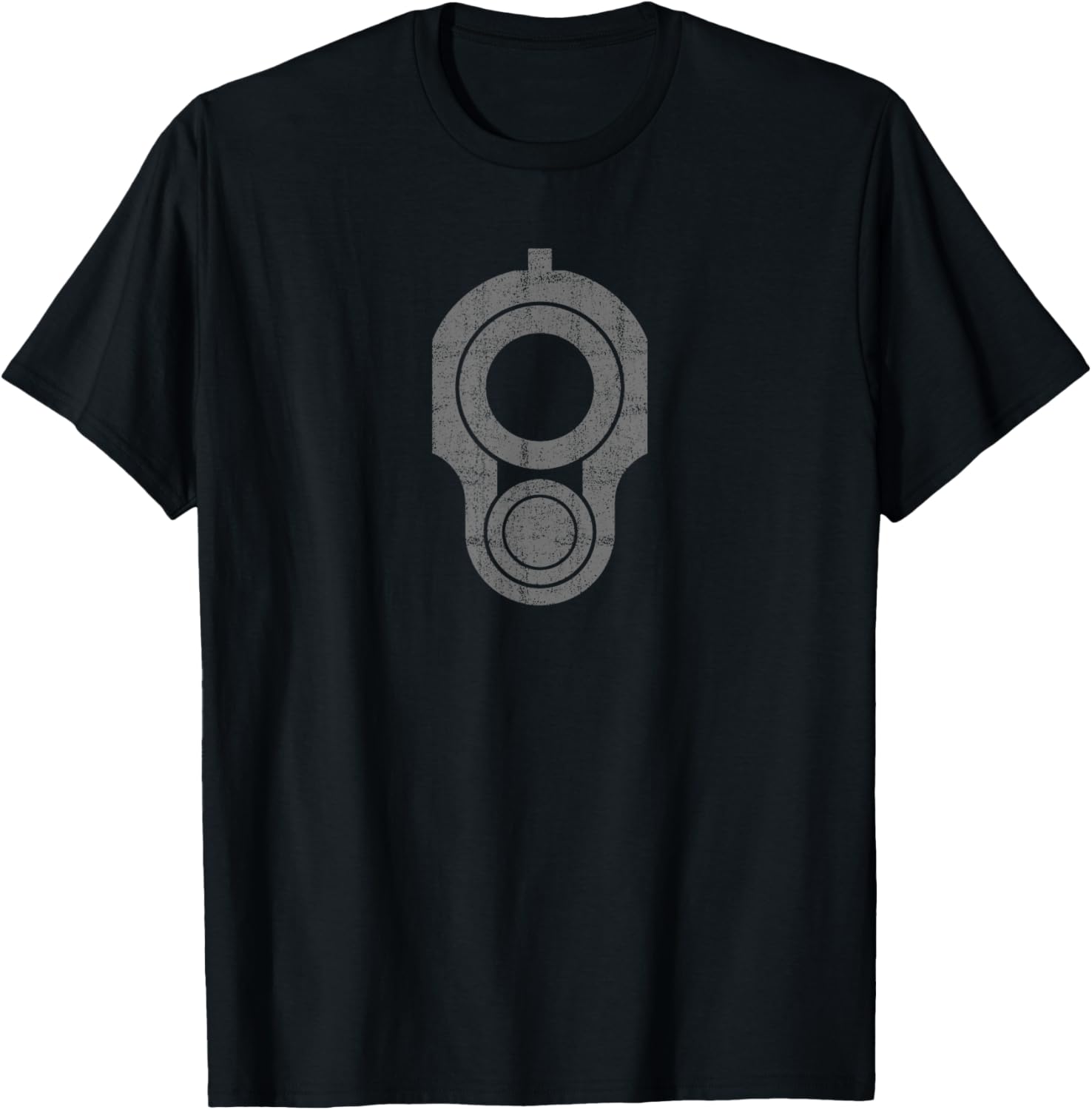 1911 Pistol Logo Design Grey Distressed 1911 Gun
