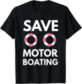 Funny Breast Cancer Awareness Month Save Motor Boating