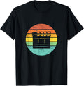 Clapperboard Silhouette | Vintage Retro Filmmaker