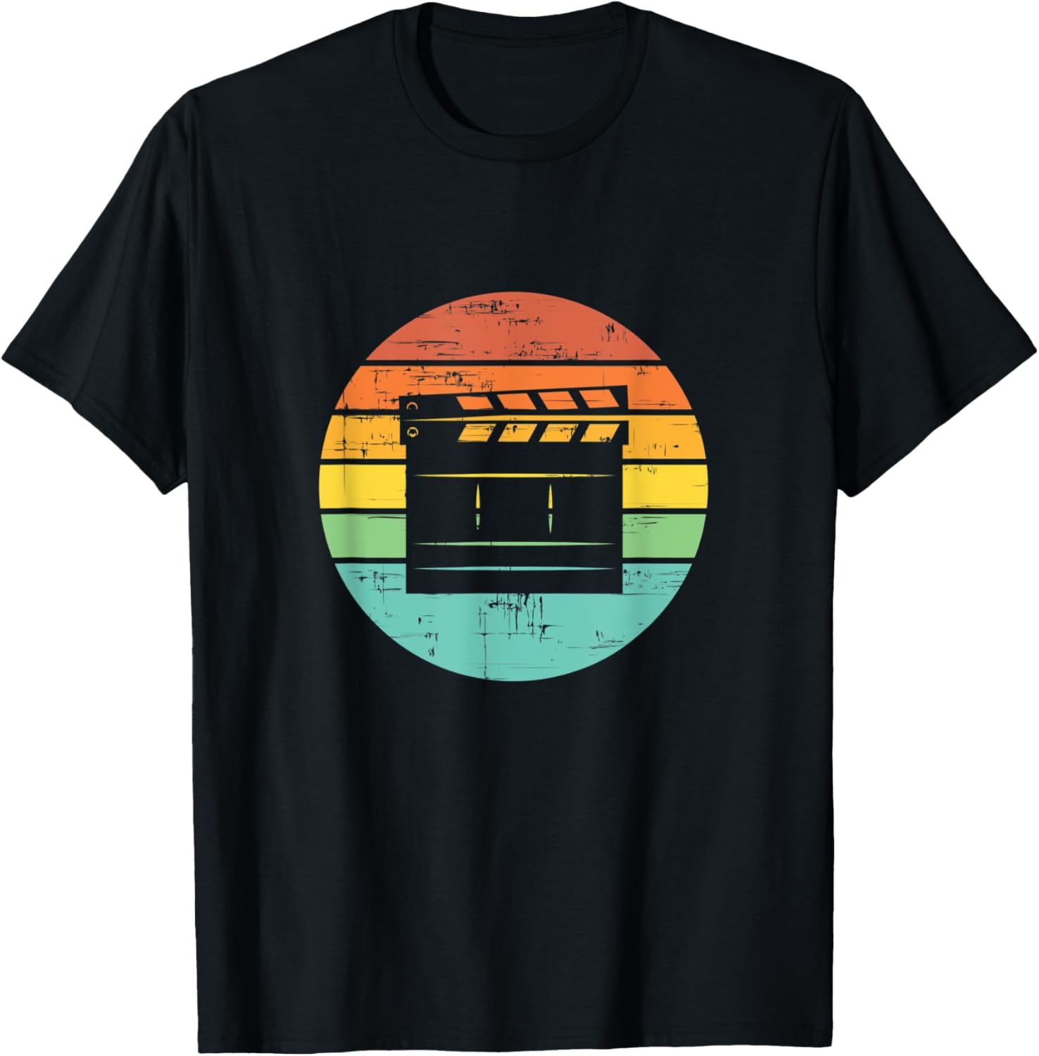 Clapperboard Silhouette | Vintage Retro Filmmaker