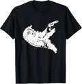 Cat With Gun Funny Kitty Gun Pet Lovers Men Women