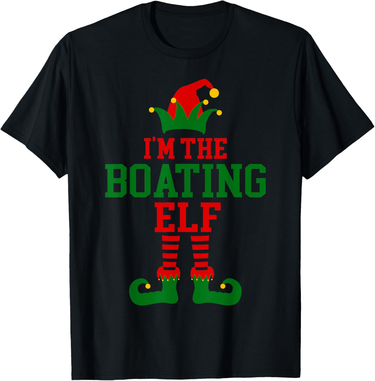 Family Matching I M Boating Elf Christmas