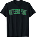 Vintage University Place WA Distressed Green Varsity Style