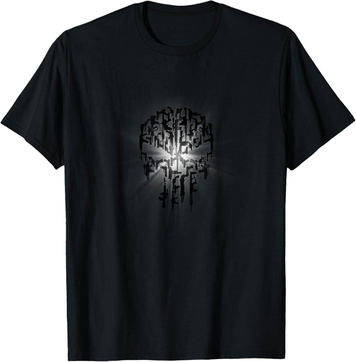 Punisher Classic Skull Made Out Of Guns Logo