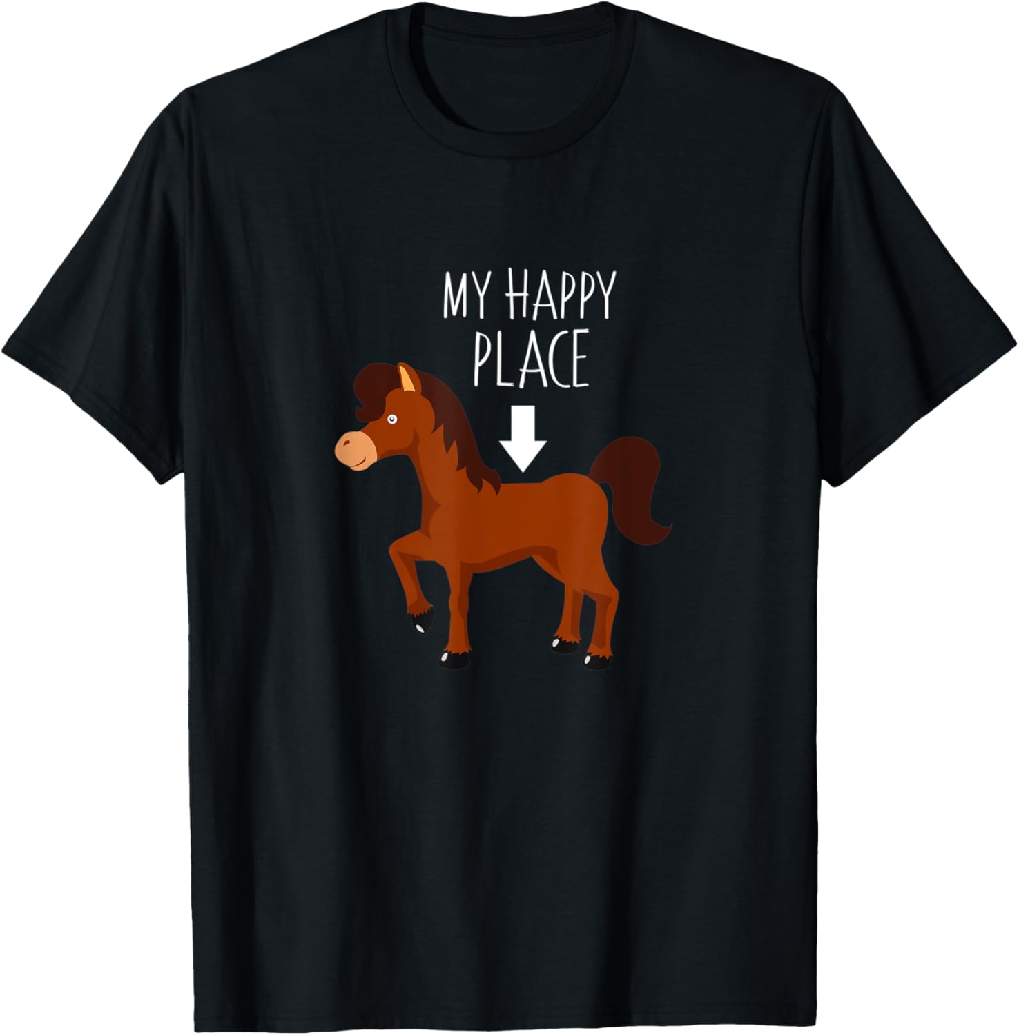 Funny Farm Horse Design - Happy Place