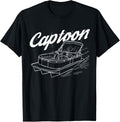 Captoon Vintage Pontoon Sunset Boating Enthusiast Boat Lover