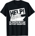 Funny Liner Ocean Captain Ship Cruising Trip Boat