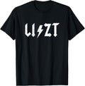 Shakespearetees Liszt Rocks T Shirt Mens Black Crew Neck Short Sleeve Classic