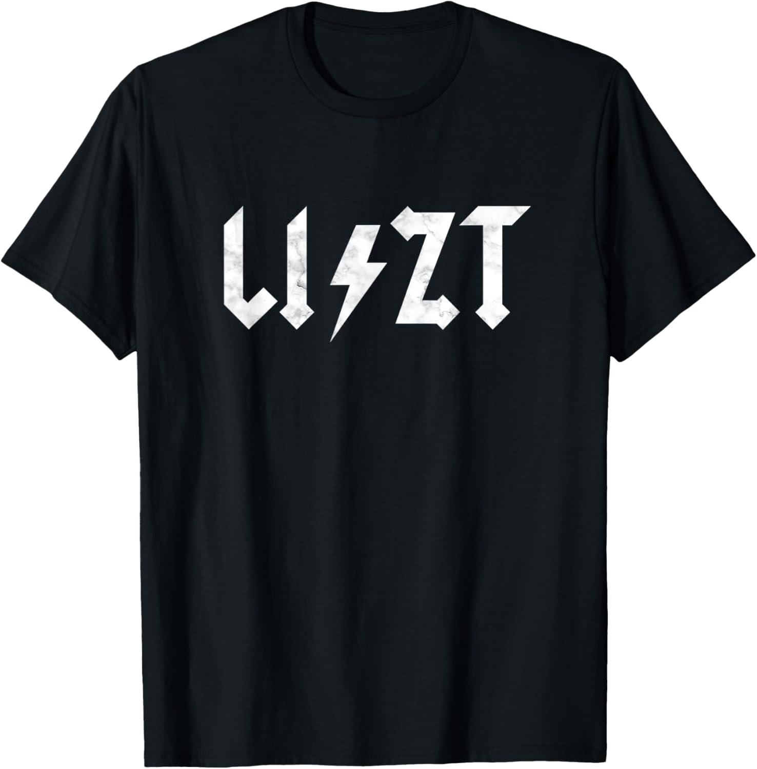 Shakespearetees Liszt Rocks T Shirt Mens Black Crew Neck Short Sleeve Classic