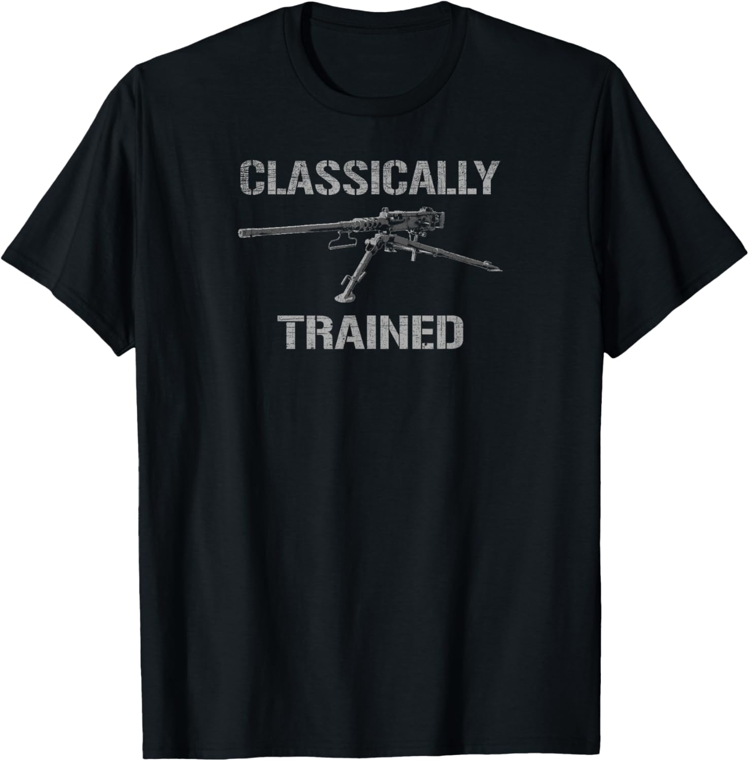 Classically Trained M2Hb 50 Cal Machine Gun T Shirt