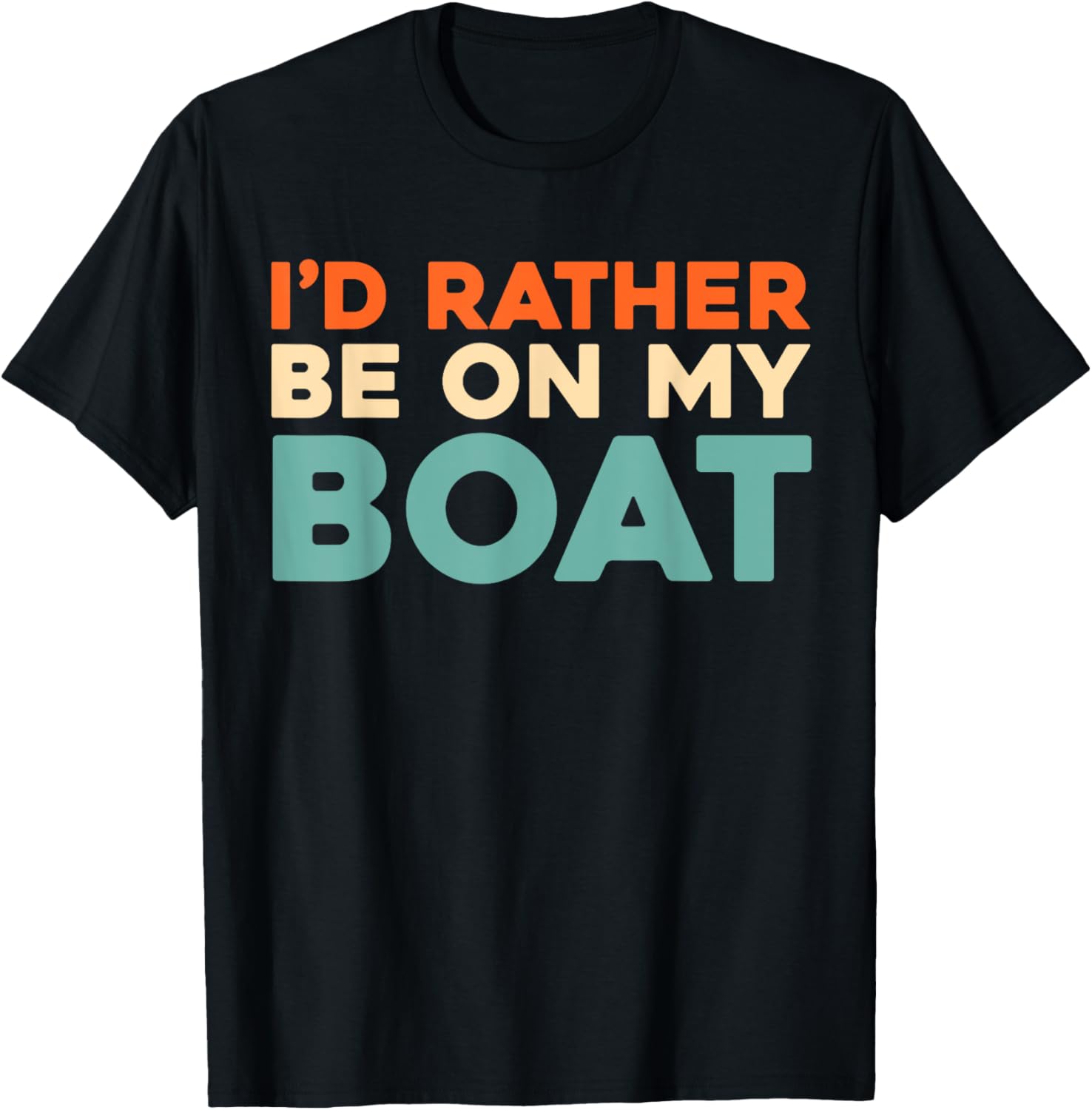 Retro Id Rather Be Sailing Sailboat Vintage Sailor