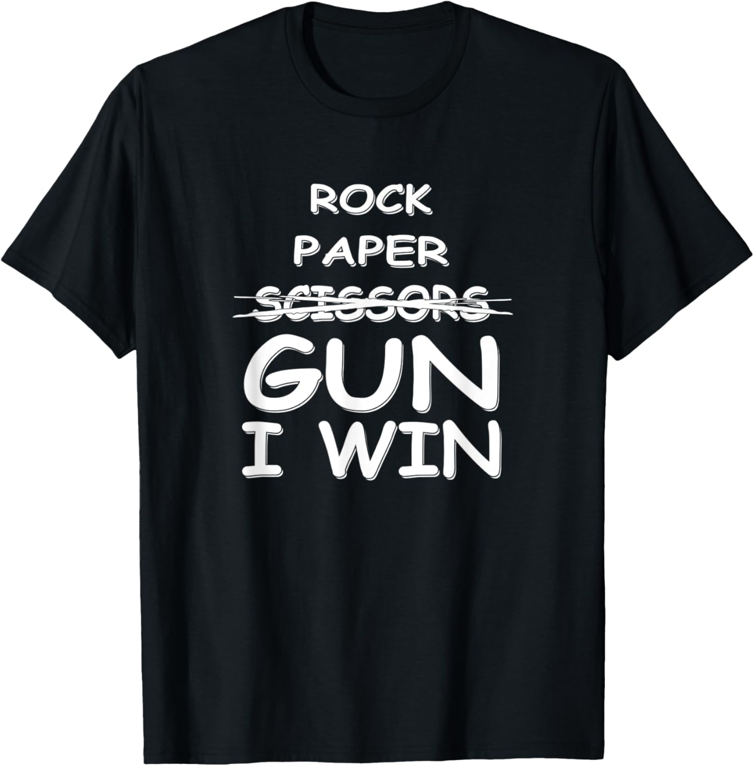 Assault Shooter Cannon Rifle Bullet Rock Paper Gun I Win
