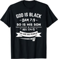 Hebrew Israelite Clothing God Is Black Womens Mens T Shirt