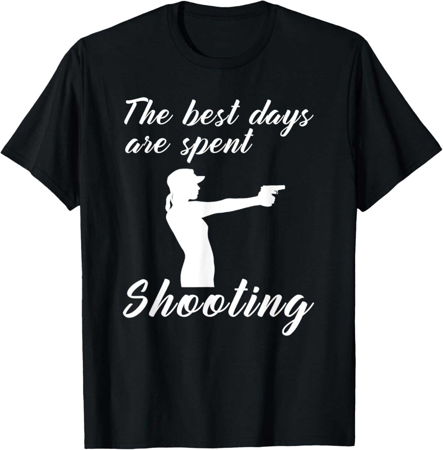 The Best Days Are Spend Gun Funny Tee