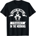 I Love Smell Of Gunpowder In Morning Gun T Shirt