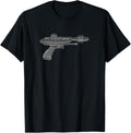 Ray Gun Graphic Art Tee Shirt Classic 50S Style Retro