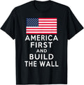 America Number One Again Build A Wall Tshirt