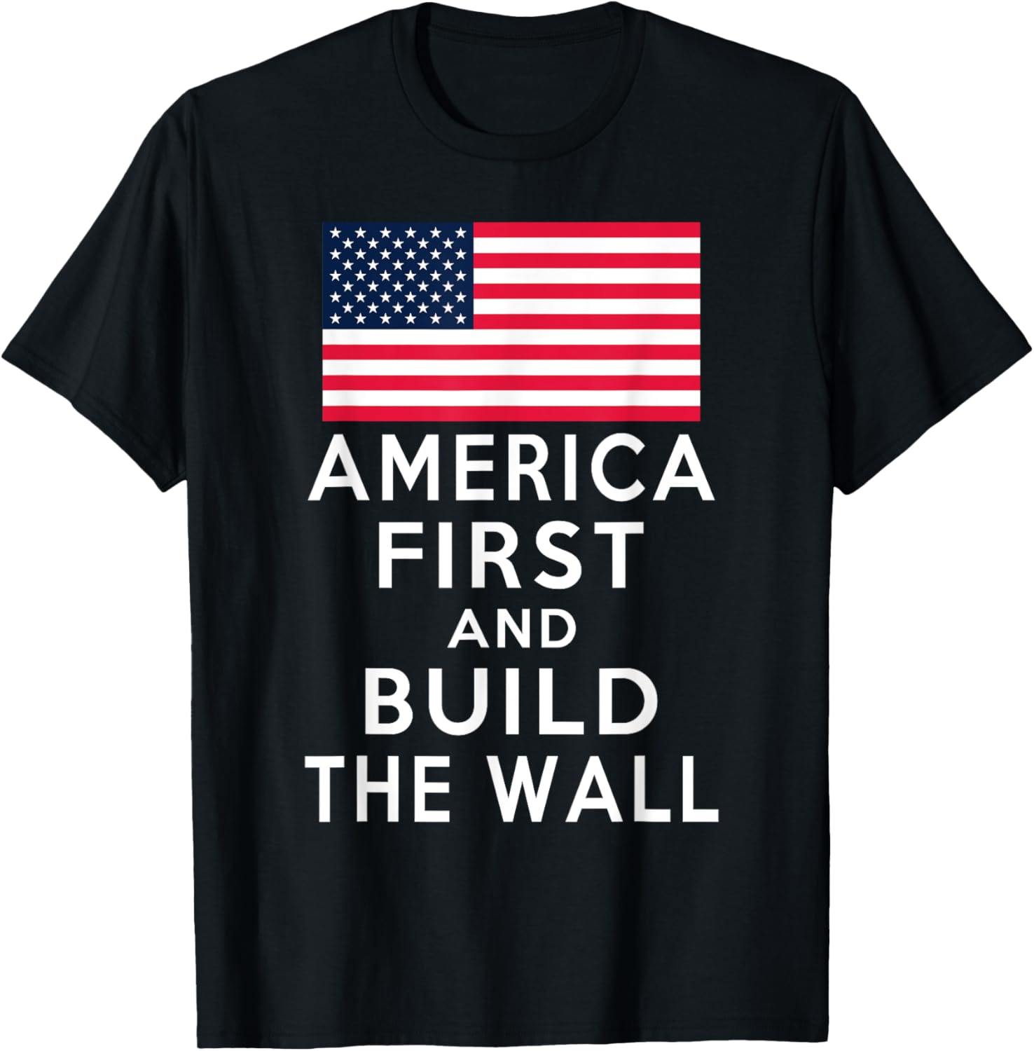 America Number One Again Build A Wall Tshirt