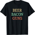 Beer Bacon Guns Vintage Style