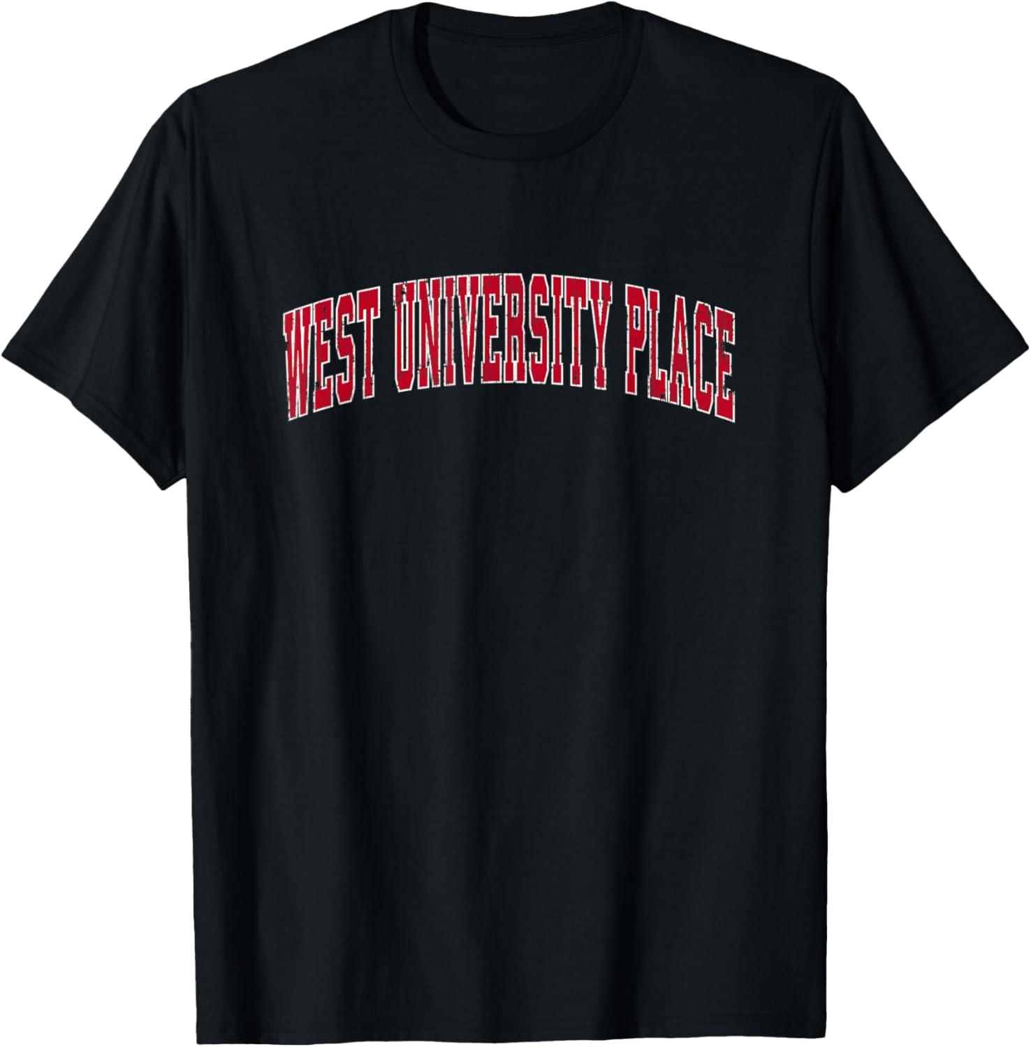 West University Place Texas TX Vintage Sports Design Red Des