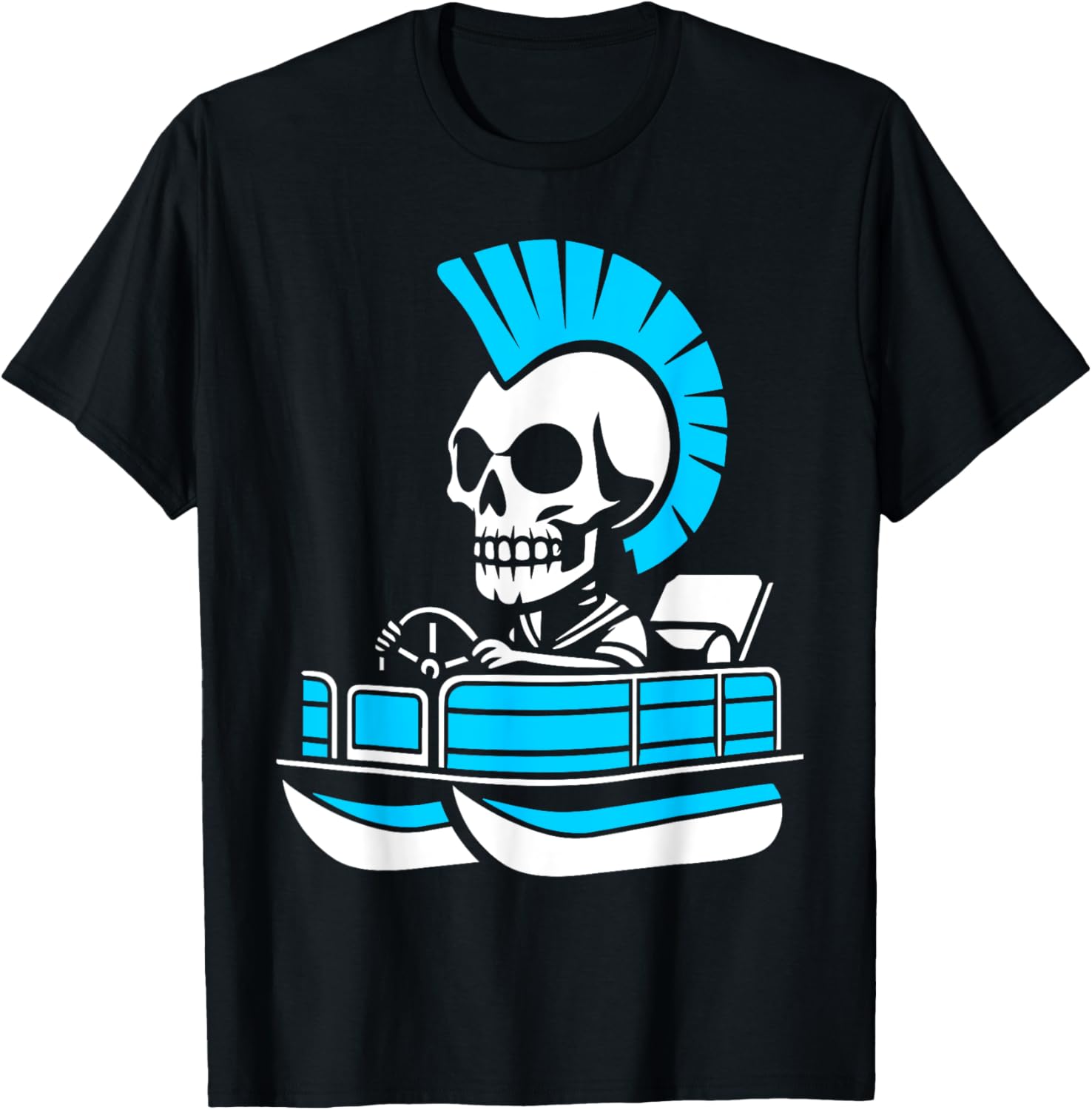 Pontoon Boat Skeleton Lake Boating Iroquois