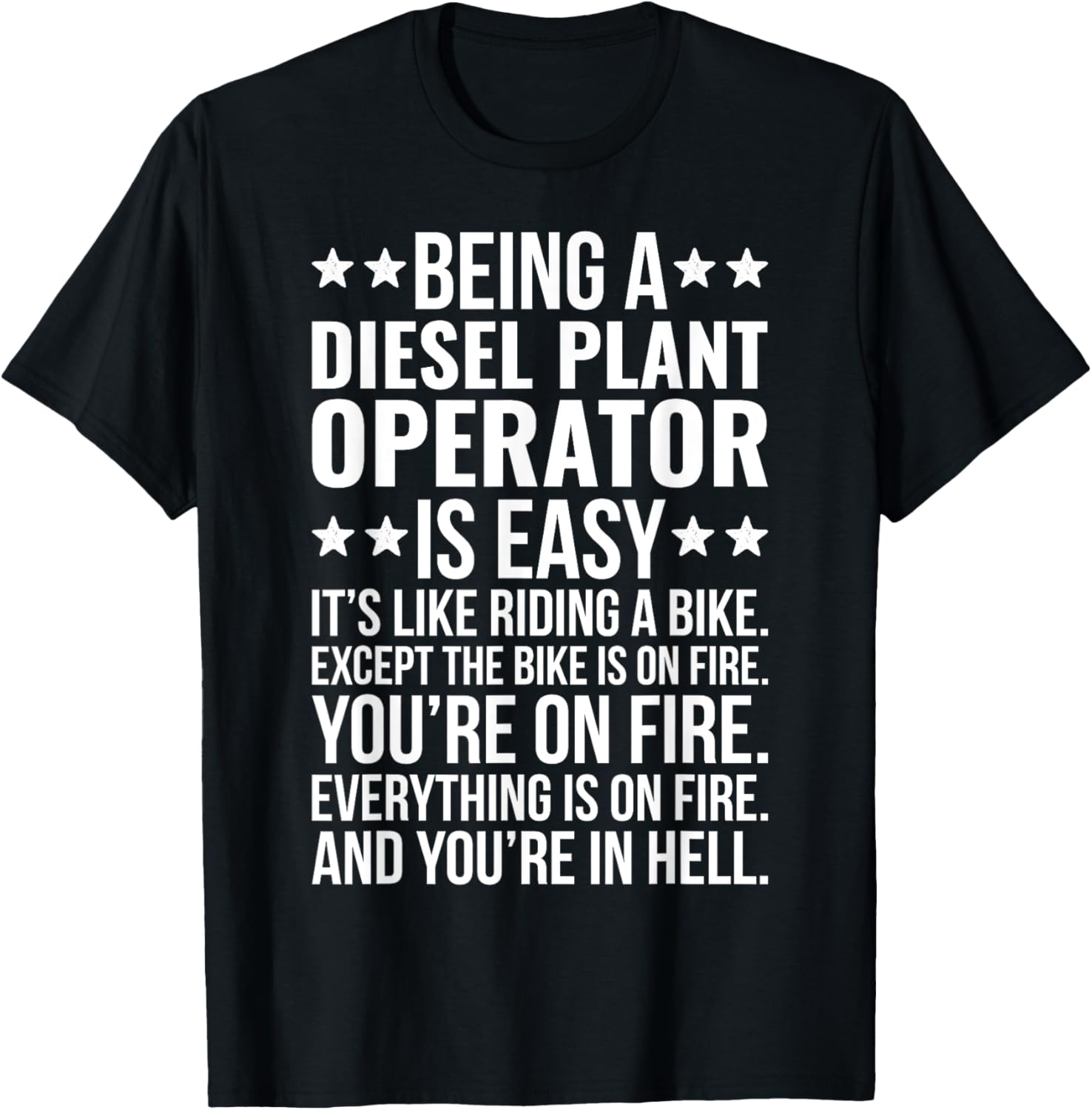 Being A Diesel Plant Operator Is Easy Funny