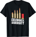 Funny Celebrate Diversity Gun Bullets