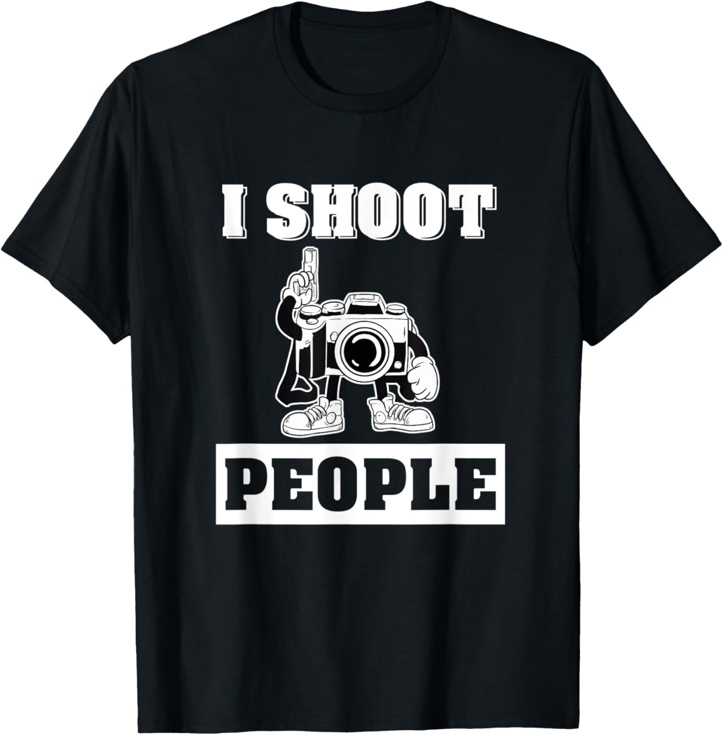 I Shoot People Photo Camera With Gun