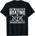 Thinking About It Pontoon Captain Sailing Boating Boat
