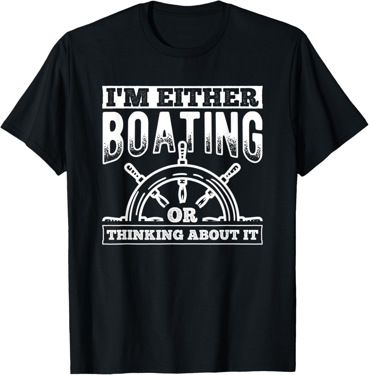 Thinking About It Pontoon Captain Sailing Boating Boat