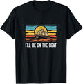 Retro I Ll Be On Boat Funny Vacation