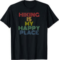 Hiking Is My Happy Place hiking camping retro vintage