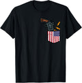4Th Of July Gun Us Flag Pocket Independence Day America Men