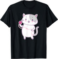 Cute Cat Playing With Yarn Pet Men Women Kids