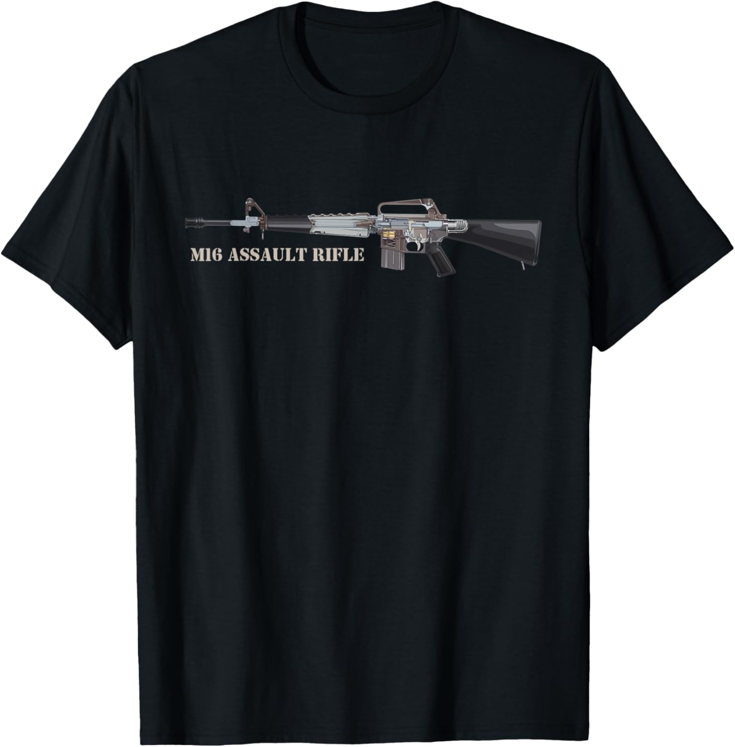 M16 A1 Assault Rifle Cutaway Diagram Inside Gun Details