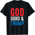 God Guns Trump T Shirt