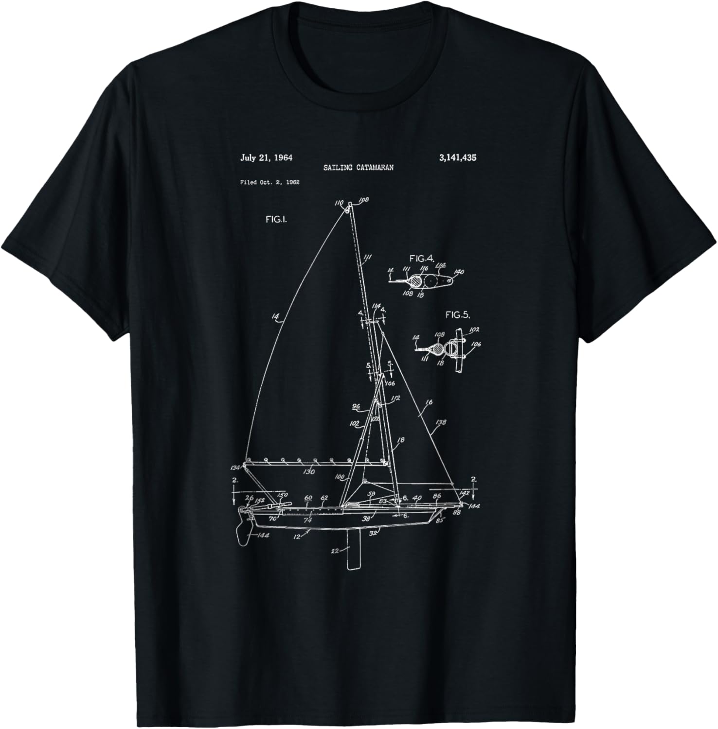 Catamaran Sailboat Blueprint Old Ocean Sailing Boat