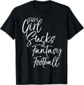 Funny Last Place Trophy This Girl Sucks at Fantasy Football