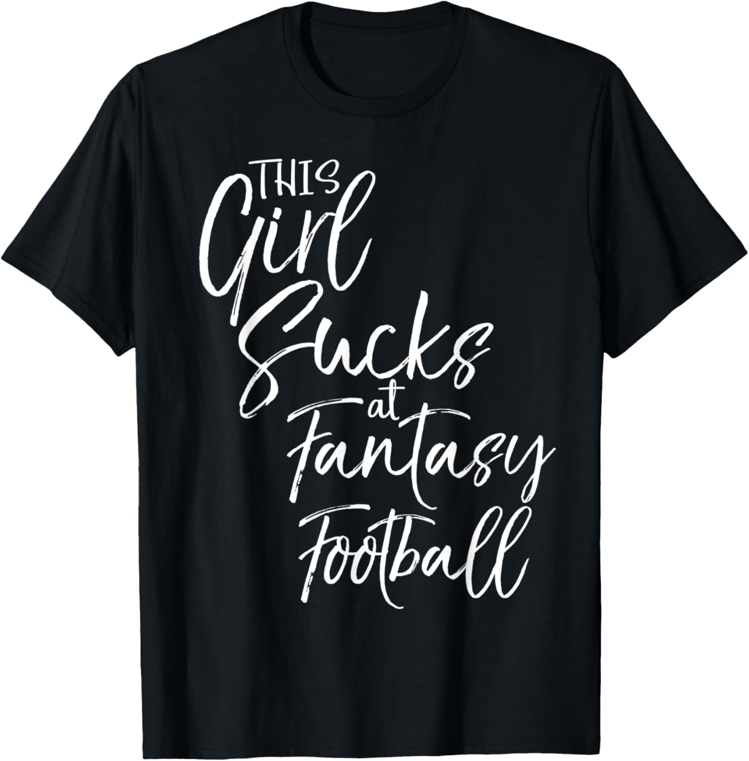Funny Last Place Trophy This Girl Sucks at Fantasy Football