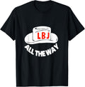 All The Way With LBJ Vintage Lyndon Johnson Campaign Button