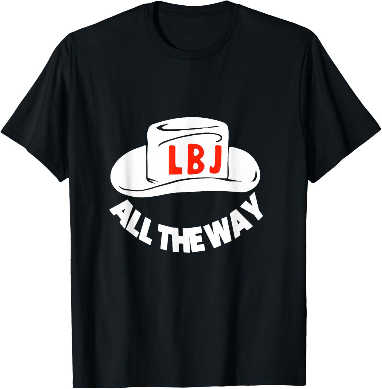 All The Way With LBJ Vintage Lyndon Johnson Campaign Button