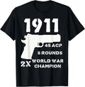 1911 Two World War Champion Gun Rights Second Amendment