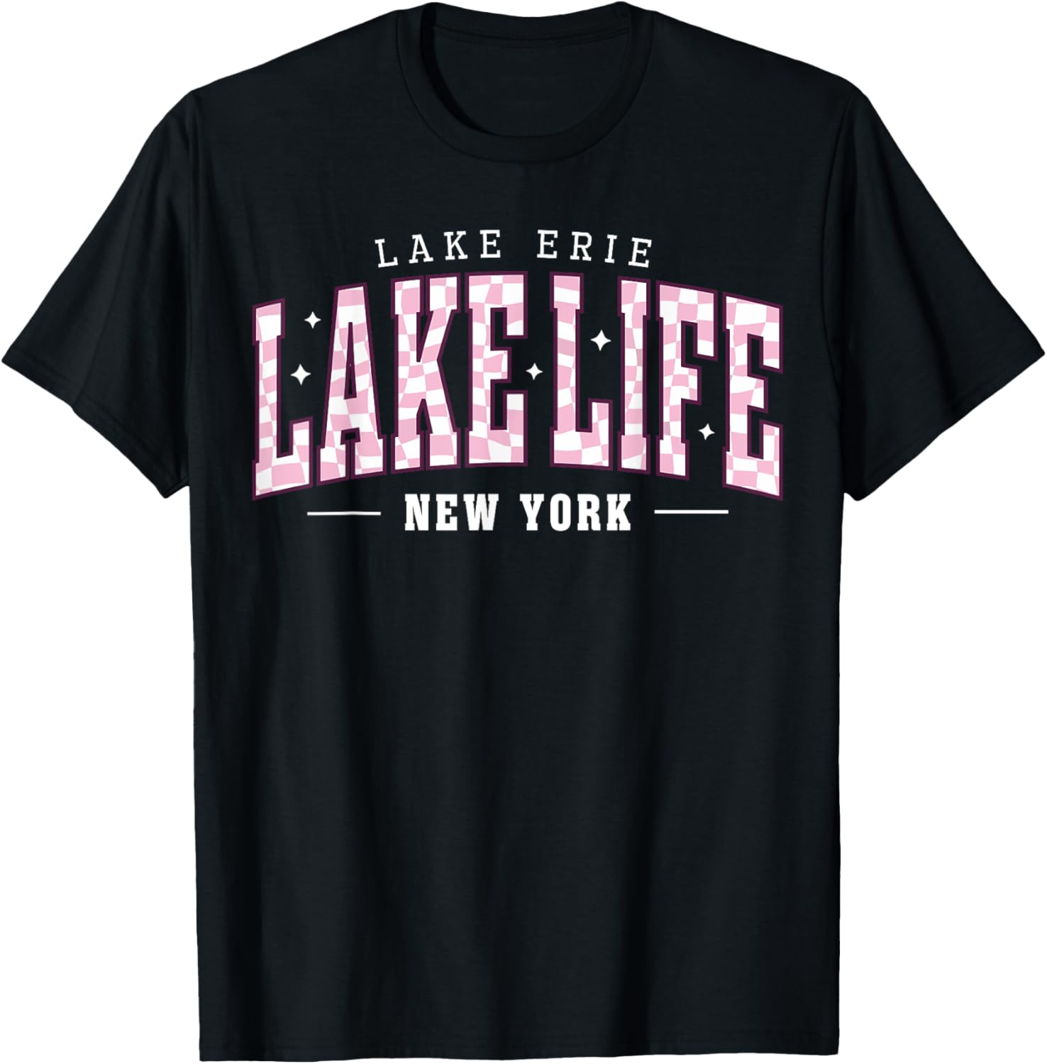 Lake Life Checkerboard Lake Erie Summer Vacation Boat