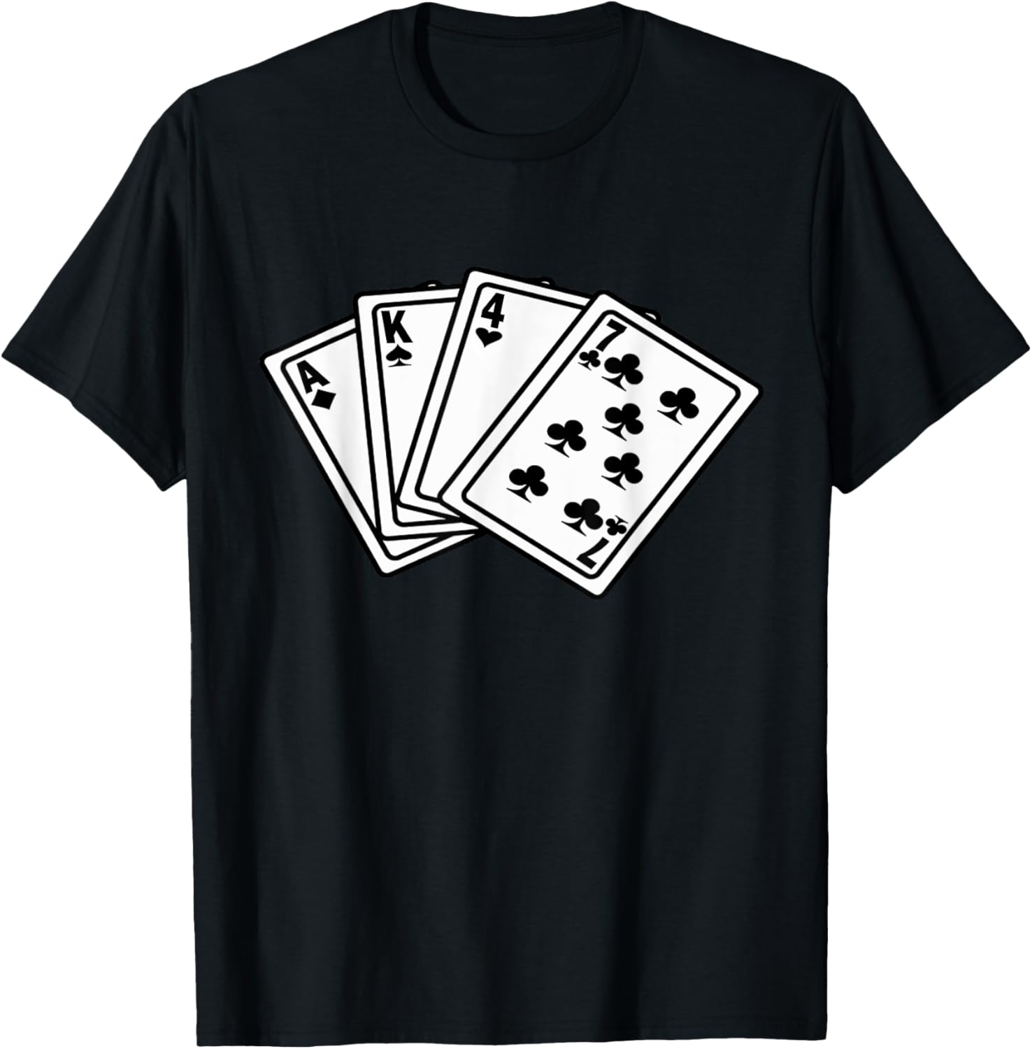 Poker Ak 47 Funny Poker Women Men Shirt