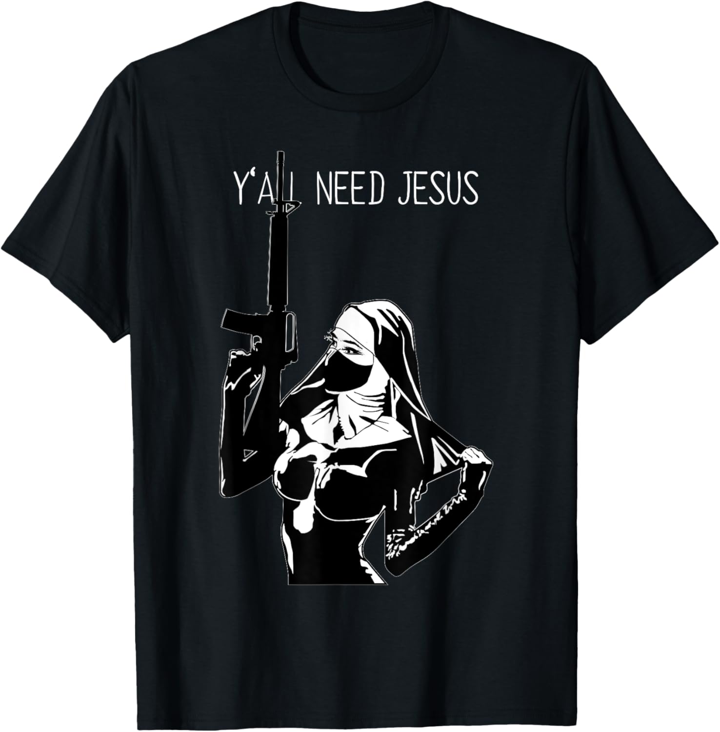 A Nun With A Machine Gun
