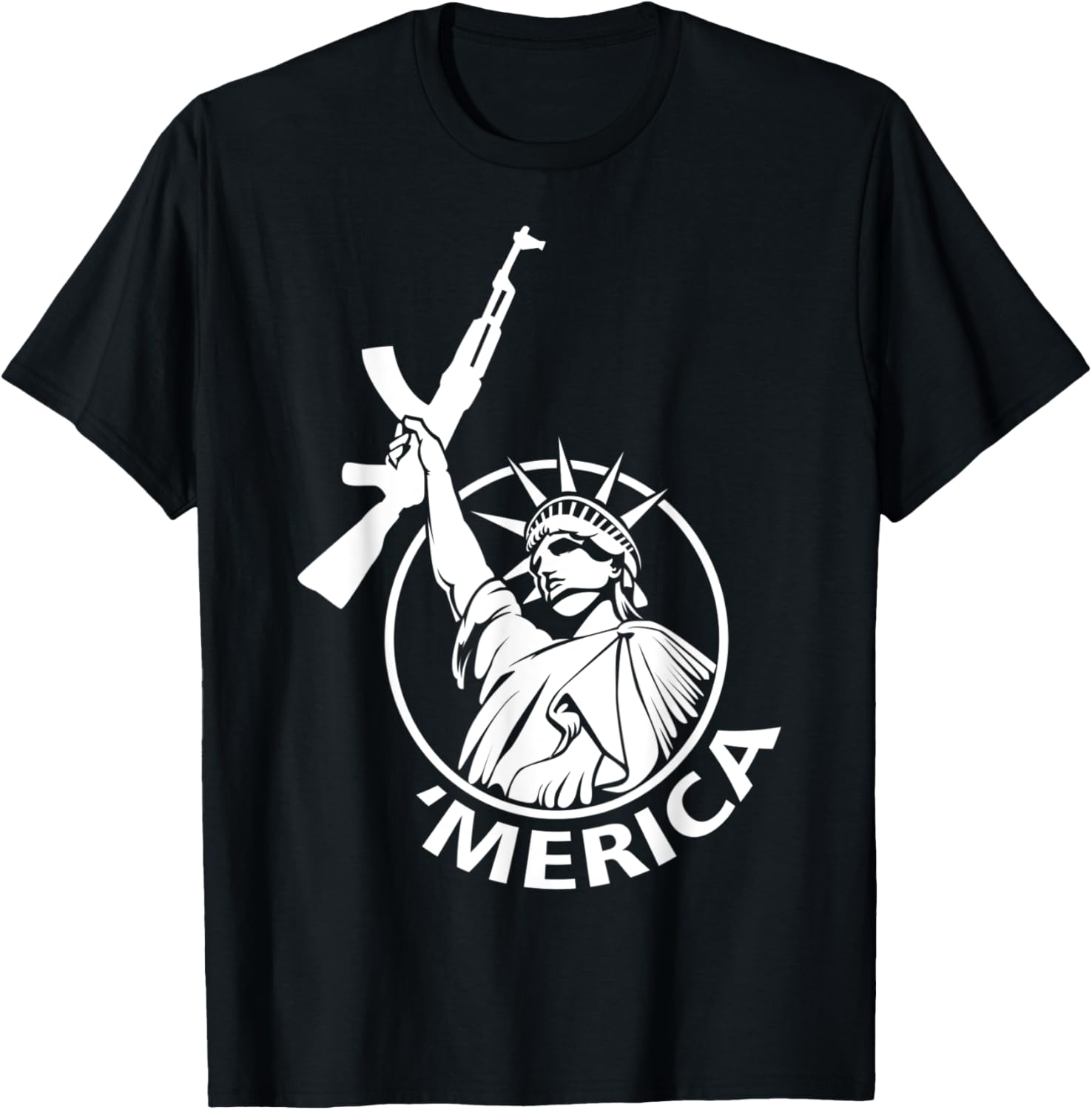 Statue Of Liberty Holding A Gun Politics Merica